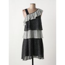 JUS D'ORANGE - Robe mi-longue noir en polyester - Femme - Taille 38 - Modz
