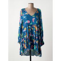 PEACE + LOVE - Robe courte bleu en viscose - Femme - Taille 36 - Modz