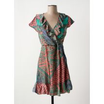 PEACE + LOVE - Robe courte vert en polyester - Femme - Taille 36 - Modz