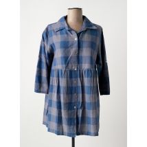 ORIENTIQUE NATURALLY - Tunique manches longues bleu en viscose - Femme - Taille 38 - Modz