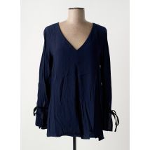 POUSSIERE D'ETOLE - Tunique manches longues bleu en viscose - Femme - Taille 38 - Modz