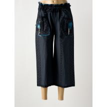 ENJOY - Pantacourt gris en coton - Femme - Taille 42 - Modz