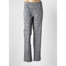LAUREN VIDAL - Pantalon droit bleu en coton - Femme - Taille 48 - Modz