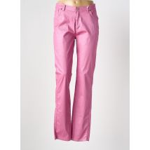 IMPAQT - Pantalon slim rose en coton - Femme - Taille 40 - Modz