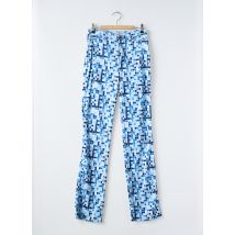 VERTIGO - Pantalon slim bleu en viscose - Femme - Taille 38 - Modz