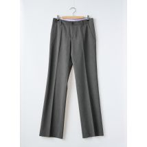 VERTIGO - Pantalon droit gris en polyester - Femme - Taille 36 - Modz