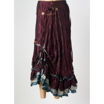 BAI AMOUR - Jupe longue rouge en polyester - Femme - Taille 36 - Modz