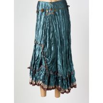 BAI AMOUR - Jupe longue bleu en polyester - Femme - Taille 36 - Modz