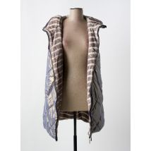 TRUSSARDI JEANS - Doudoune gris en polyester - Femme - Taille 38 - Modz