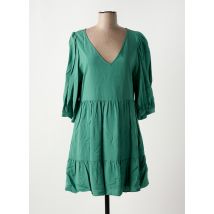 DES PETITS HAUTS - Robe courte vert en viscose - Femme - Taille 38 - Modz