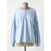 YERSE - Sweat-shirt bleu en coton - Femme - Taille 42 - Modz