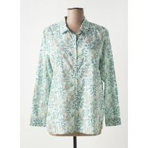 DES PETITS HAUTS - Chemisier vert en coton - Femme - Taille 38 - Modz