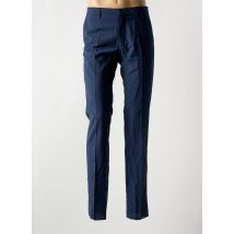 AZZARO - Pantalon slim bleu en laine vierge - Homme - Taille 48 - Modz