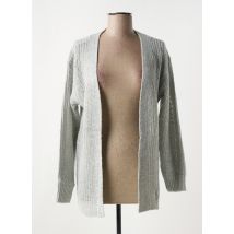 LINEA TESINI - Gilet manches longues gris en acrylique - Femme - Taille 44 - Modz