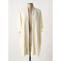 HEINE - Gilet manches longues beige en viscose - Femme - Taille 36 - Modz