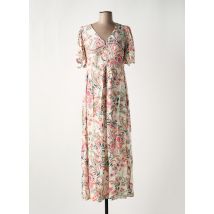 ELORA - Robe longue beige en viscose - Femme - Taille 38 - Modz