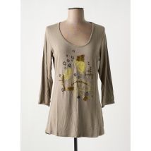 GEORGES FRANCK - T-shirt gris en viscose - Femme - Taille 38 - Modz