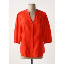 ELORA - Chemisier orange en coton - Femme - Taille 38 - Modz