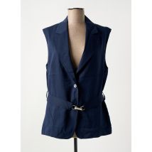 ELORA - Blazer bleu en lyocell - Femme - Taille 40 - Modz