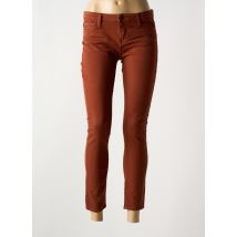 ACQUAVERDE - Jeans coupe slim marron en coton - Femme - Taille W31 - Modz