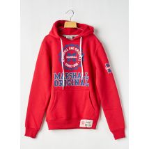 MARSHALL ORIGINAL - Sweat-shirt à capuche rouge en coton - Homme - Taille XS - Modz