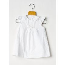 CYRILLUS - Robe mi-longue blanc en coton - Fille - Taille TU - Modz