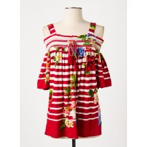 DERHY - Top rouge en coton - Femme - Taille 36 - Modz