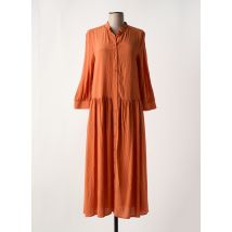 CYRILLUS - Robe longue orange en viscose - Femme - Taille 38 - Modz