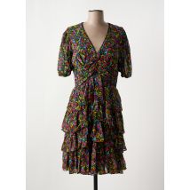 DERHY - Robe mi-longue noir en viscose - Femme - Taille 38 - Modz