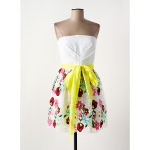 MANOUSH - Robe courte blanc en coton - Femme - Taille 42 - Modz