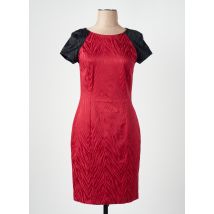 MANIGANCE - Robe mi-longue rouge en coton - Femme - Taille 36 - Modz