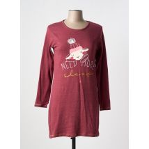 MELISSA BROWN - Chemise de nuit violet en coton - Femme - Taille 36 - Modz