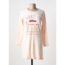 MELISSA BROWN - Chemise de nuit rose en coton - Femme - Taille 40 - Modz