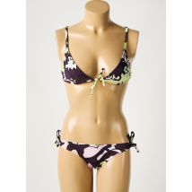 LAURA URBINATI - Maillot de bain 2 pièces vert en polyamide - Femme - Taille 40 - Modz