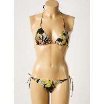 LAURA URBINATI - Maillot de bain 2 pièces noir en coton - Femme - Taille 42 - Modz