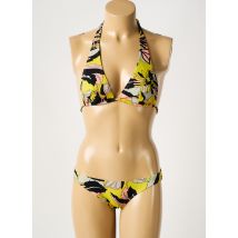 LAURA URBINATI - Maillot de bain 2 pièces jaune en polyamide - Femme - Taille 42 - Modz