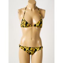 LAURA URBINATI - Maillot de bain 2 pièces jaune en polyamide - Femme - Taille 40 - Modz