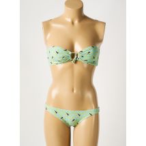 LAURA URBINATI - Maillot de bain 2 pièces vert en polyamide - Femme - Taille 40 - Modz