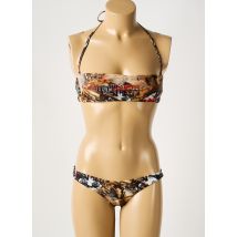 GALLIANO - Maillot de bain 2 pièces marron en polyamide - Femme - Taille 36 - Modz