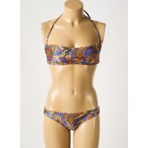GALLIANO - Maillot de bain 2 pièces bleu en polyamide - Femme - Taille 40 - Modz