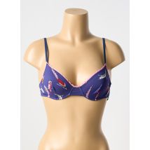 LAURA URBINATI - Soutien-gorge bleu en polyamide - Femme - Taille 36 - Modz