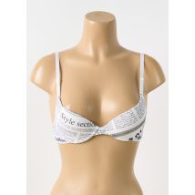 JOHN GALLIANO - Soutien-gorge blanc en coton - Femme - Taille 38 - Modz