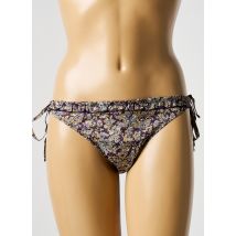 LAURA URBINATI - Bas de maillot de bain violet en coton - Femme - Taille 48 - Modz