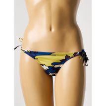 LAURA URBINATI - Bas de maillot de bain bleu en coton - Femme - Taille 44 - Modz