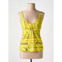 JOHN GALLIANO - Top jaune en polyamide - Femme - Taille 40 - Modz