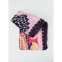 INOUI TOOSH - Foulard violet en coton - Femme - Taille TU - Modz