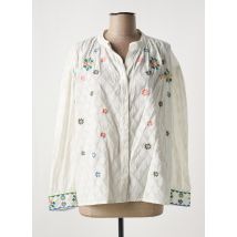 AN' GE - Chemisier beige en coton - Femme - Taille 36 - Modz