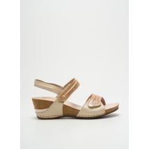 PEDI GREEN - Sandales/Nu pieds beige en cuir - Femme - Taille 38 - Modz