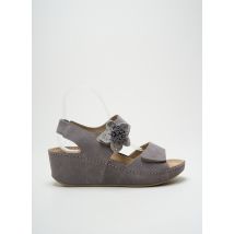 ROHDE - Sandales/Nu pieds gris en cuir - Femme - Taille 38 - Modz