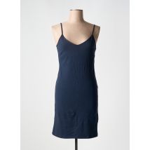 MEXX - Robe mi-longue bleu en coton - Femme - Taille 38 - Modz
